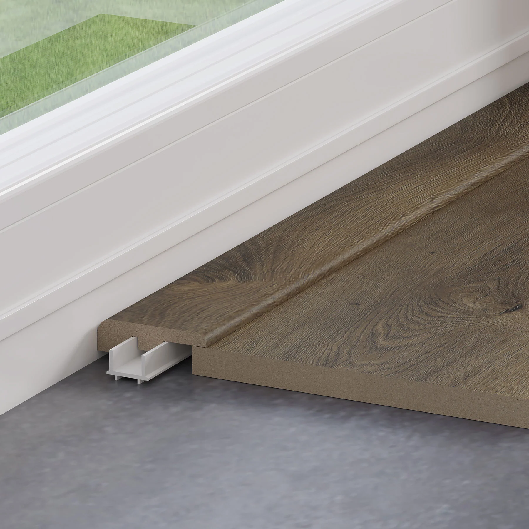 Driftwood Oak 1.2m End Profile - Image 2