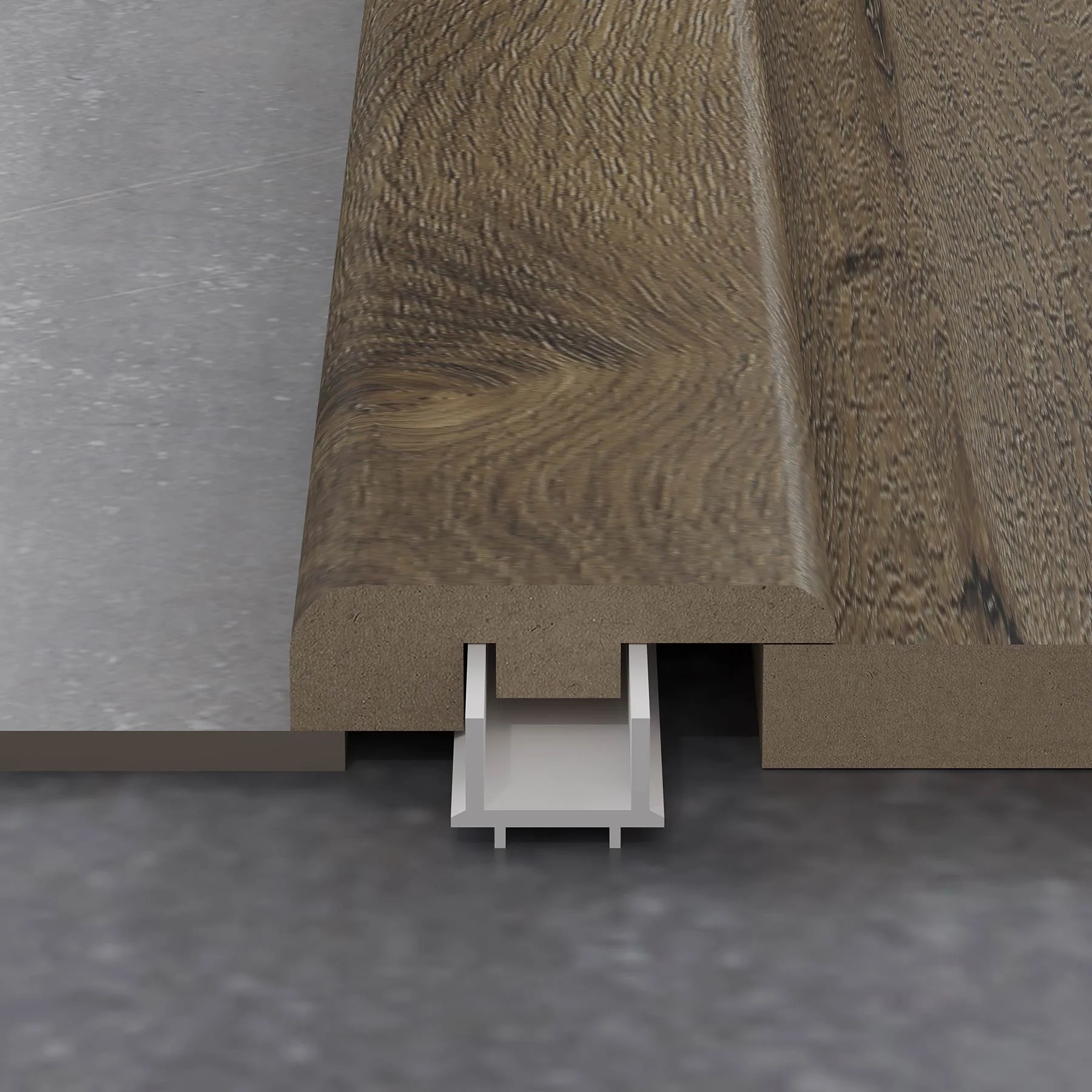 Driftwood Oak 1.2m End Profile - Image 4