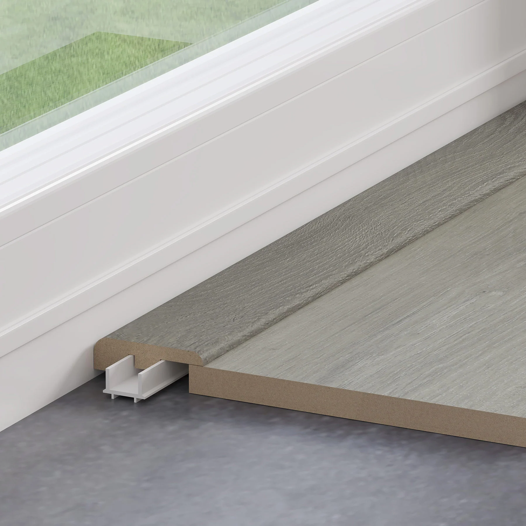 Fossil Oak 1.2m End Profile - Image 2