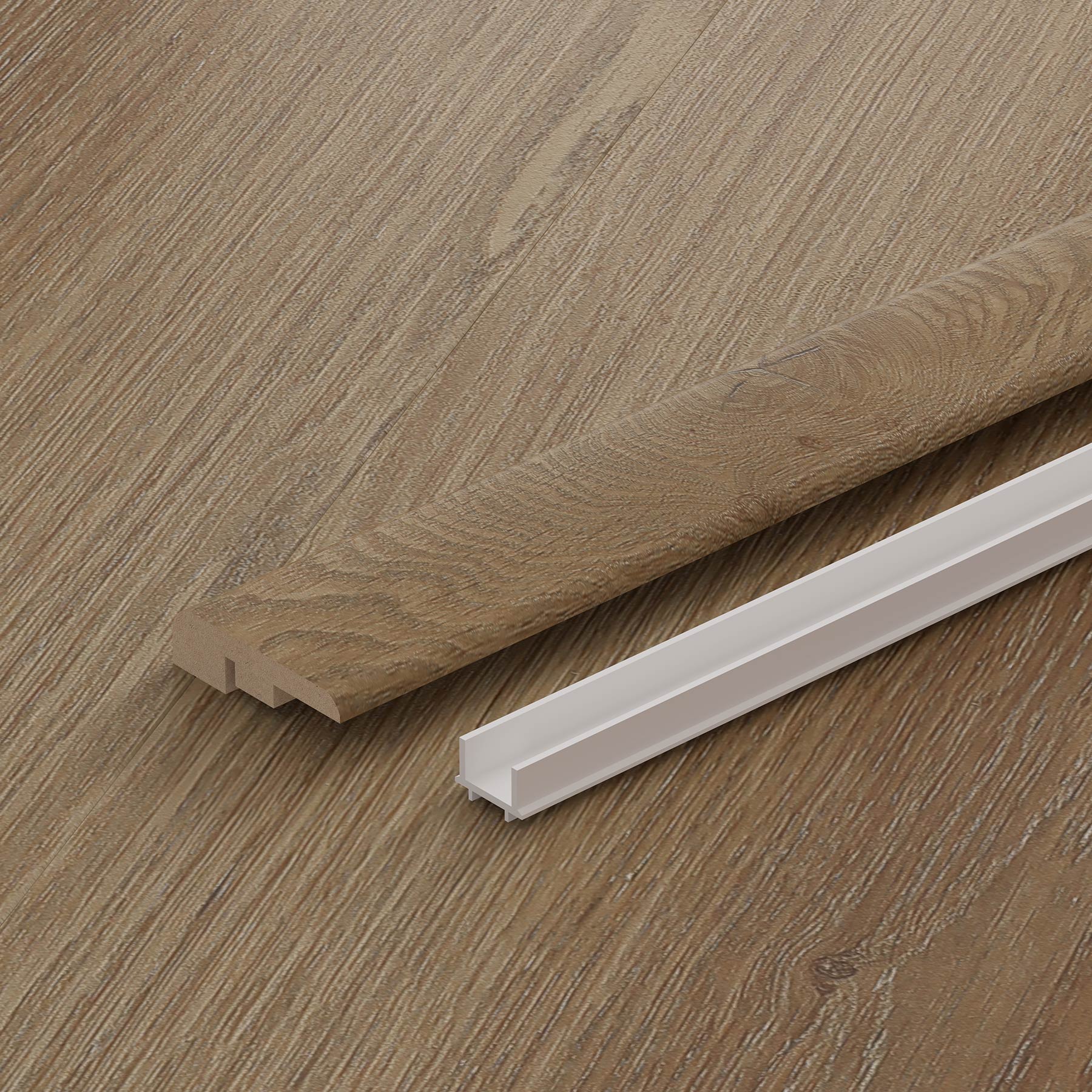 Fumed Oak 1.2m End Profile - Image 3