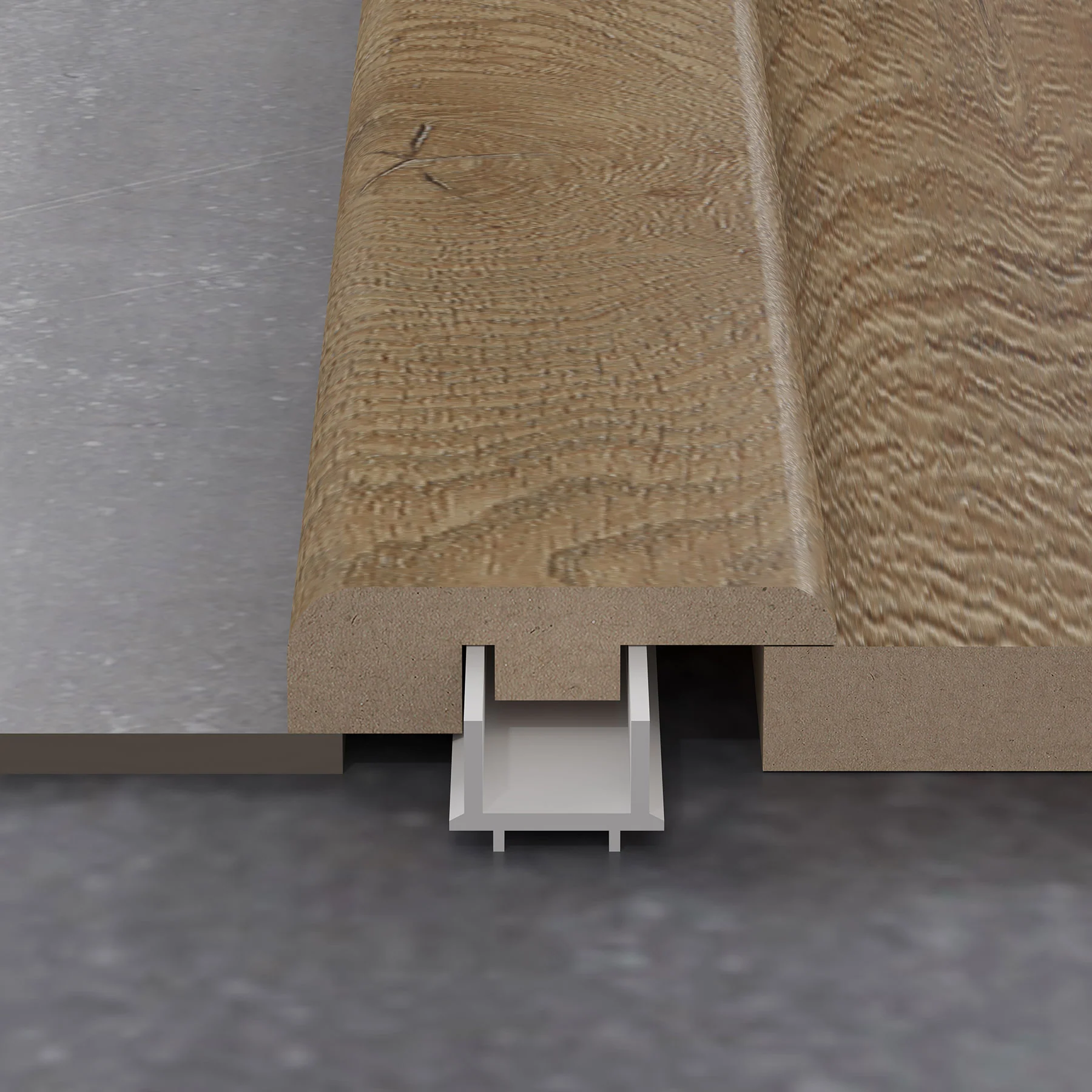 Fumed Oak 1.2m End Profile - Image 4
