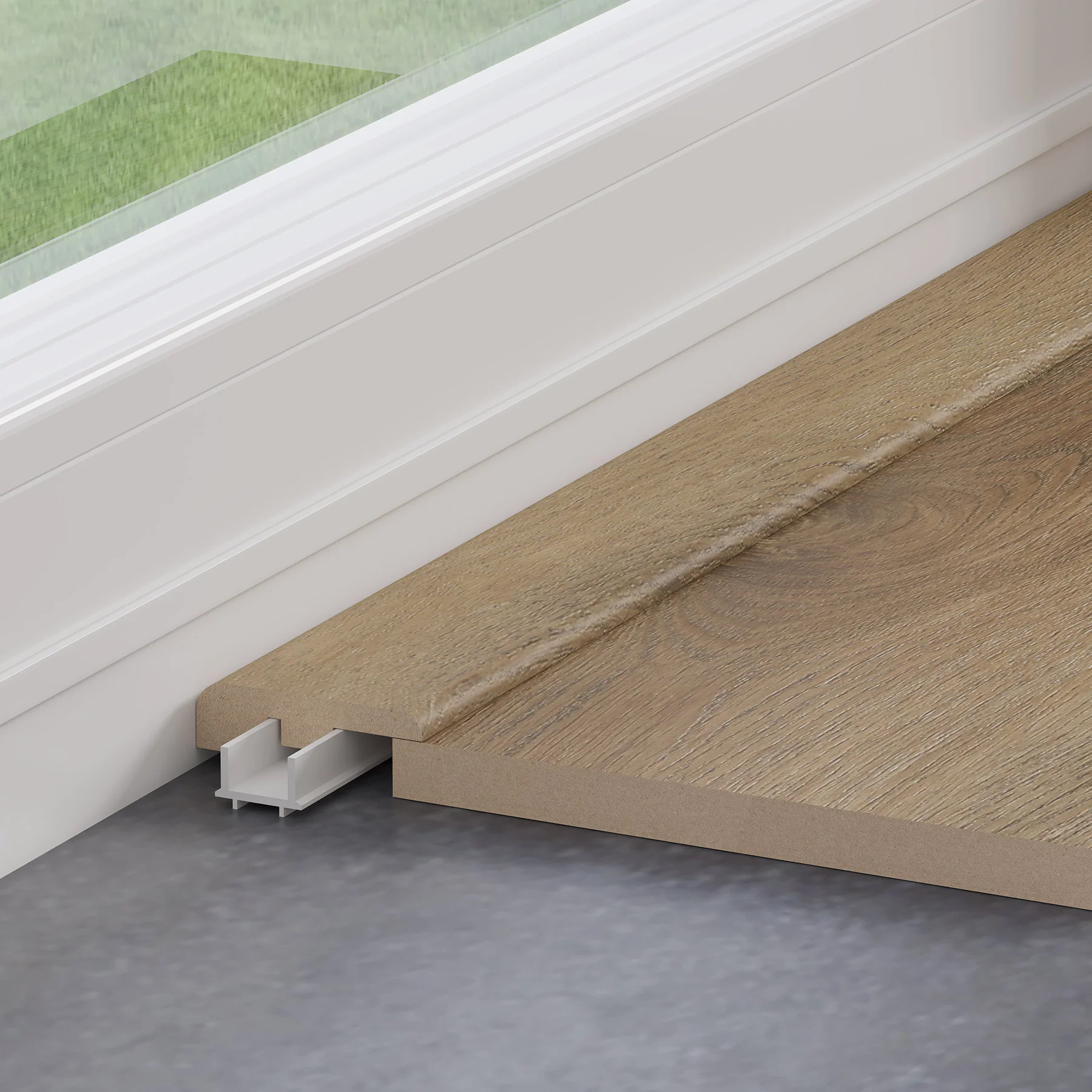 Rich Summer Oak 1.2m End Profile - Image 2