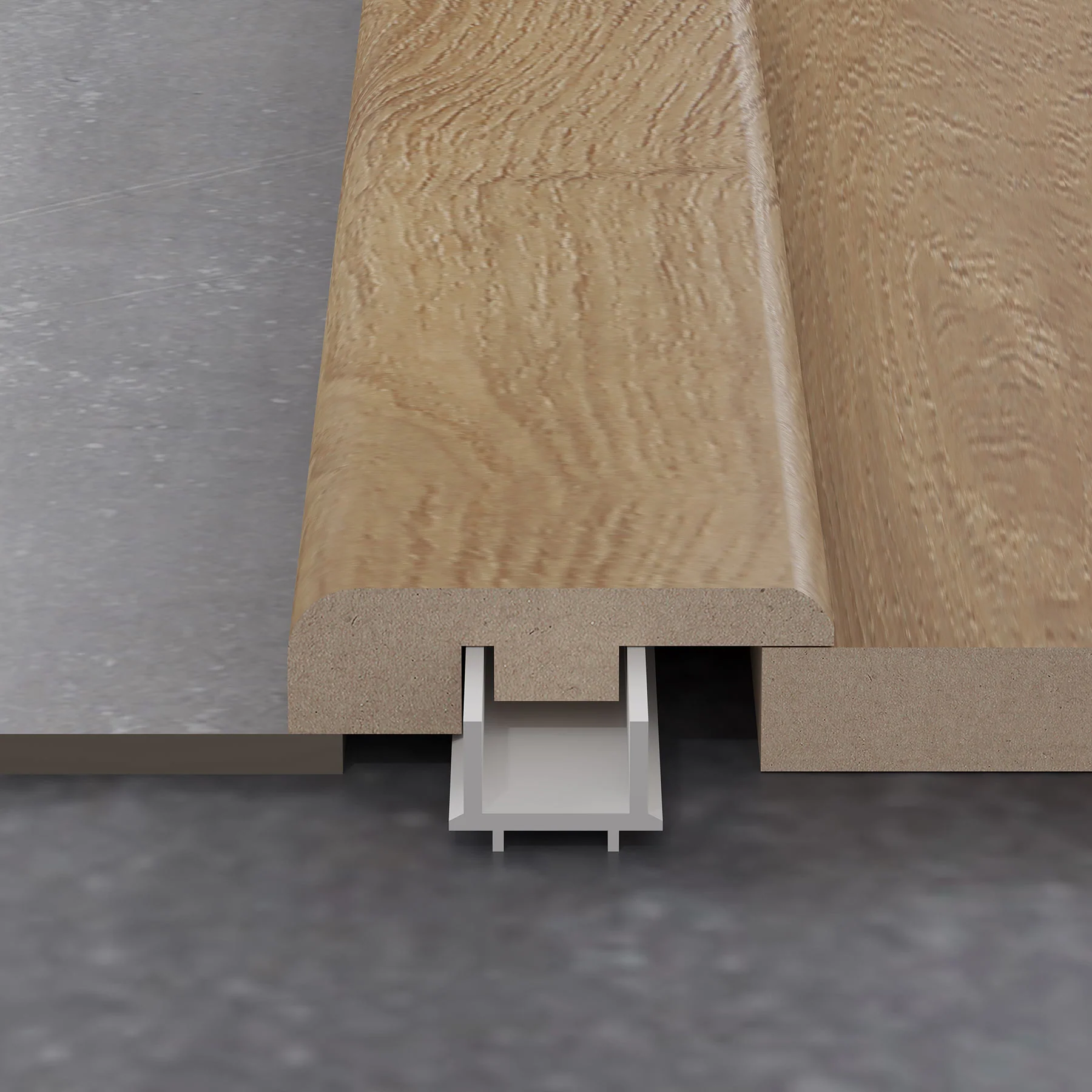 Rich Toffee Oak 1.2m End Profile - Image 4