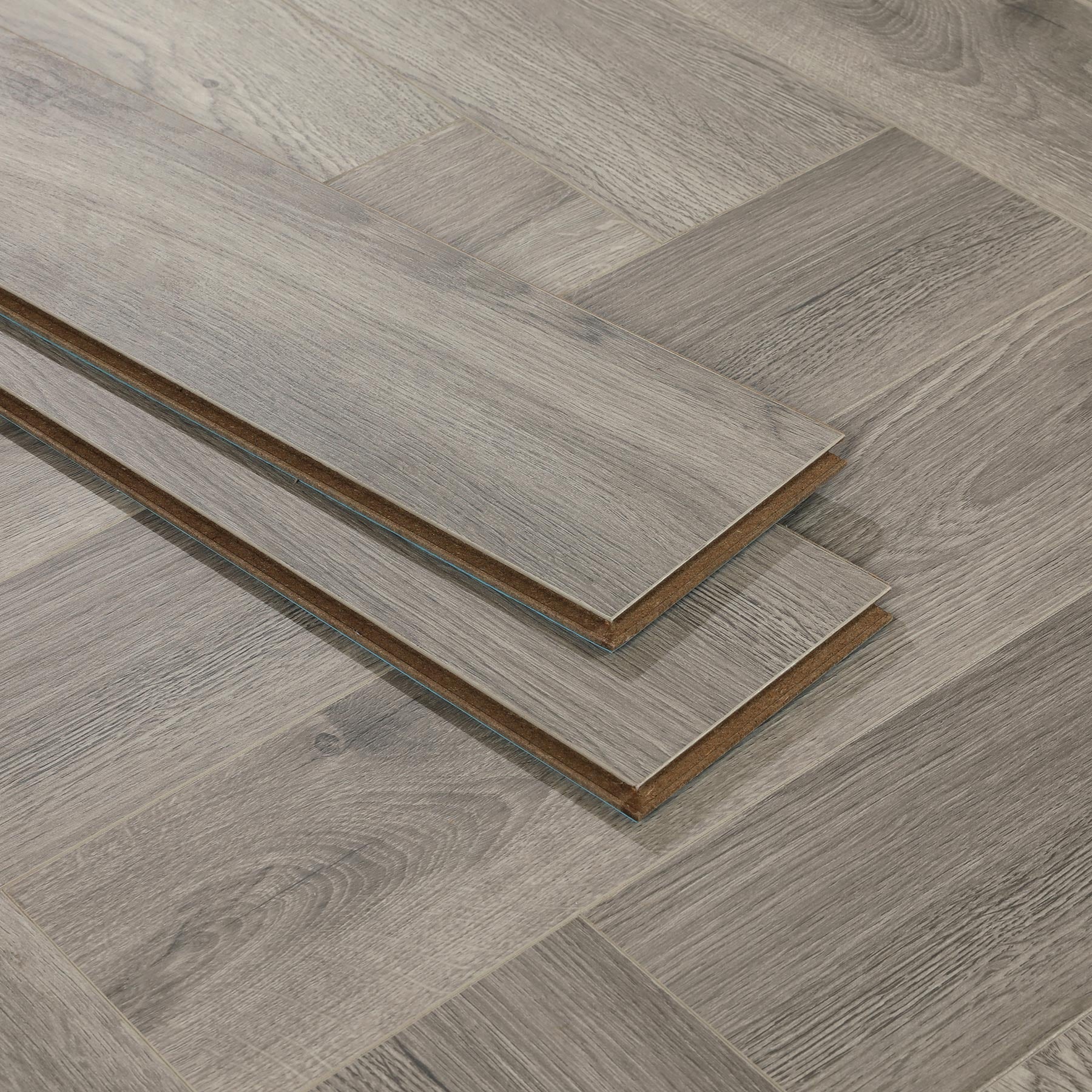 Sample: Tree Smoke 10mm Herringbone