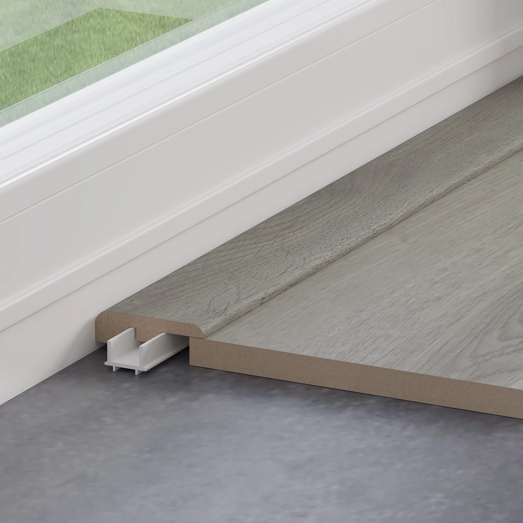 Warm Pewter 1.2m End Profile - Image 2