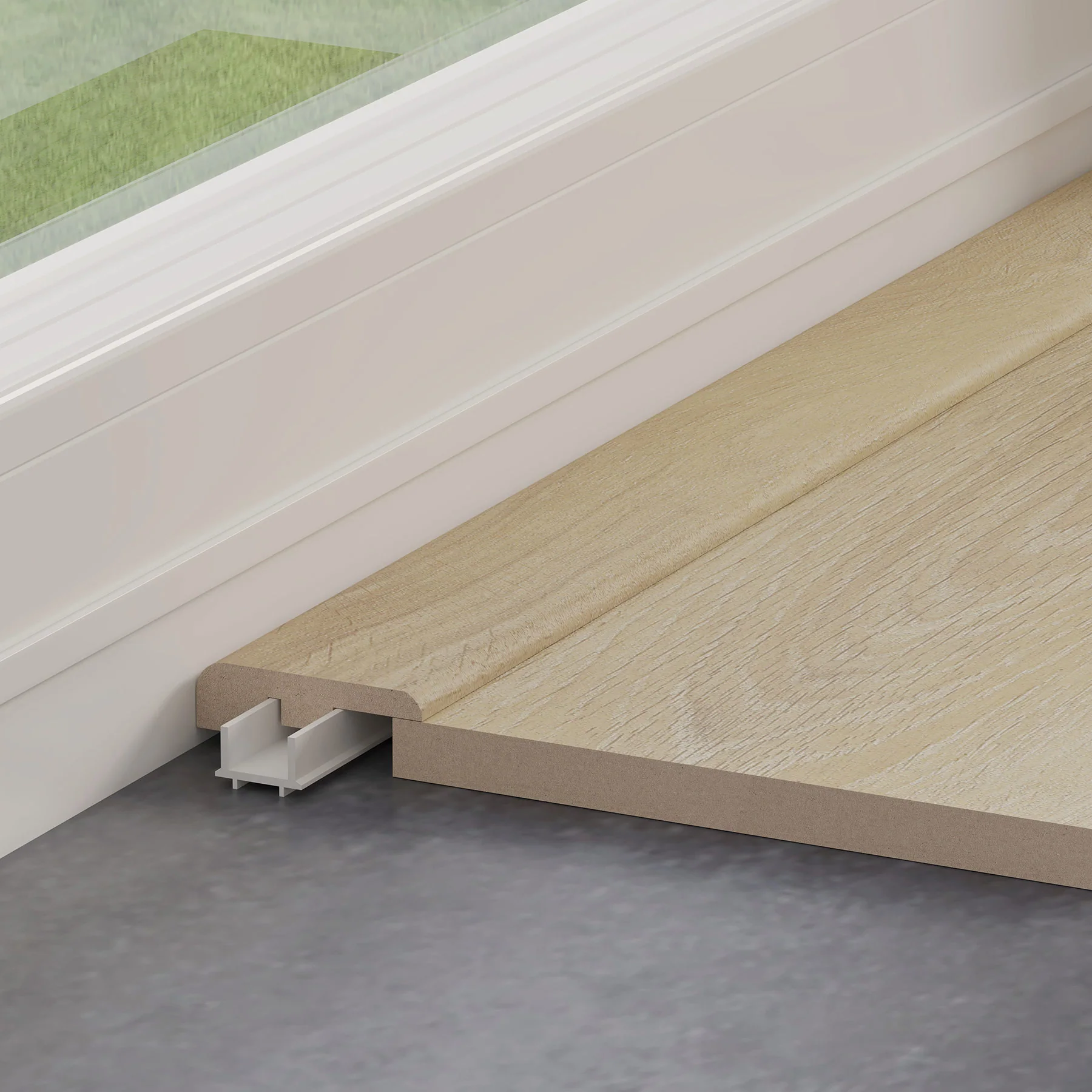 Warm Sand Oak 1.2m End Profile - Image 2