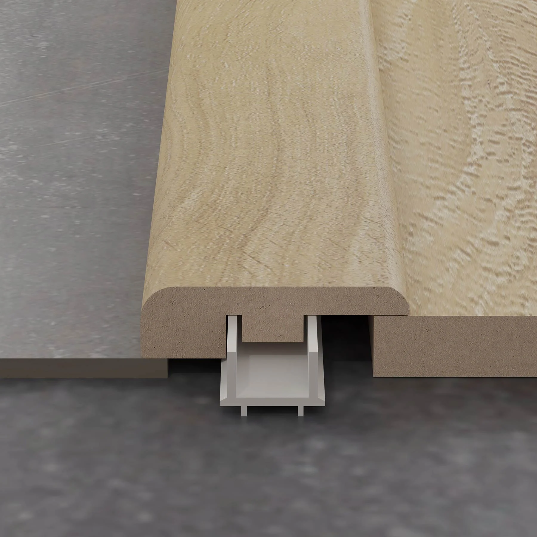 Warm Sand Oak 1.2m End Profile - Image 4